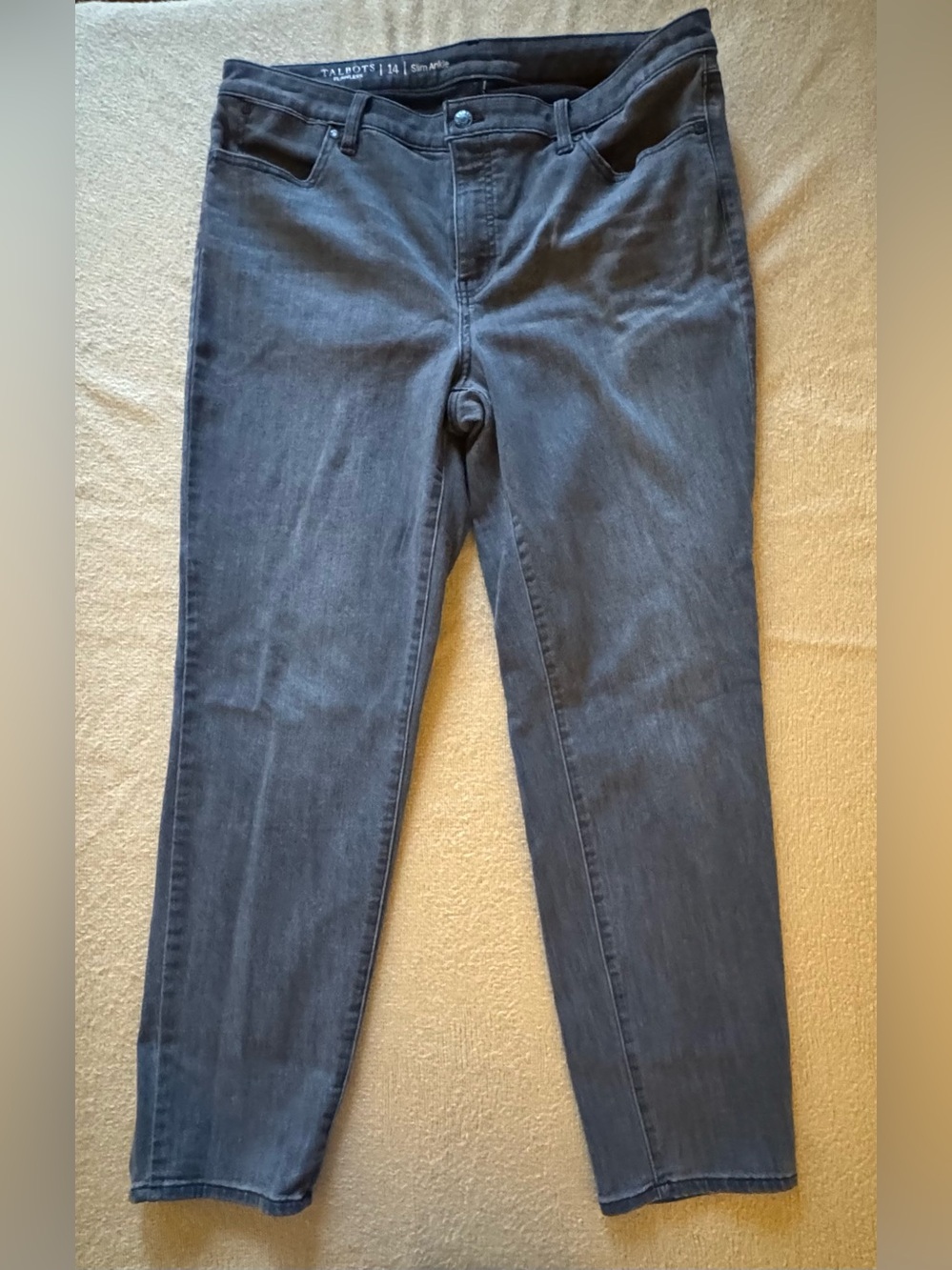 Talbots Women's Skinny Jeans in Dark Gray